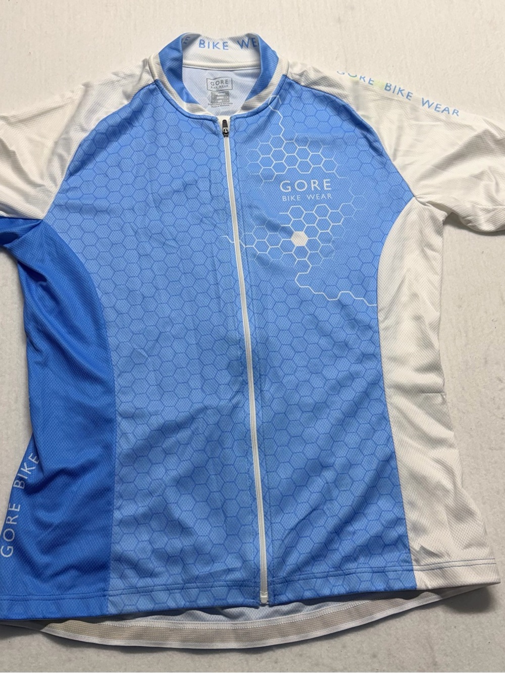 GORE Bike Wear Blue & White Cycling Jersey